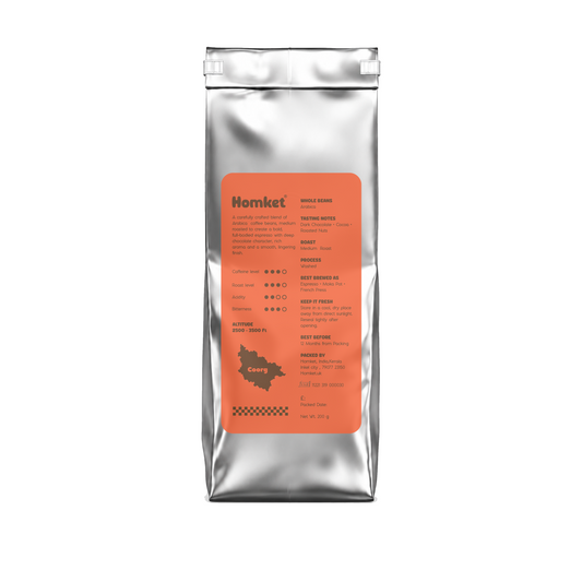 100% Medium Arabica whole bean