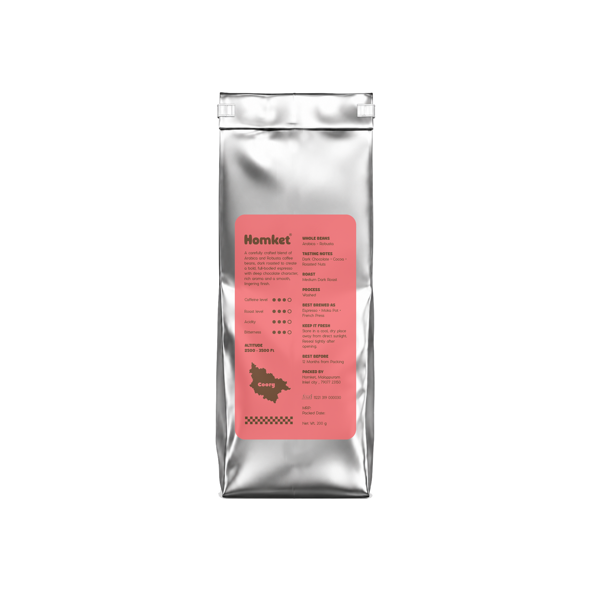 Homket blend whole beans